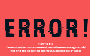 errordomain=nscocoaerrordomain&errormessage=could not find the specified shortcut.&errorcode=4